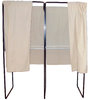Steh-Wahlkabine "Vorhang" (Anbauelement)